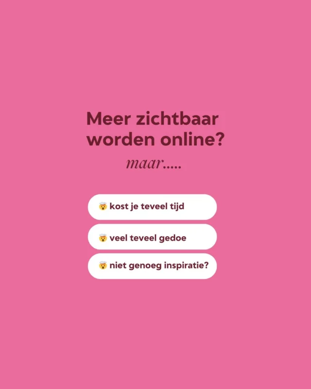 Doormiddel van social media templates heb jij zonder gedoe professionele content! 🔥 Niet langer uren bezig met een post en nooit meer last van weinig inspiratie of een lelijke post. Je kan in de templates alles aanpassen hoe jij dat wilt en ze hergebruiken voor verschillende platformen.

Met deze templates kan jij volledig in flow posten en professioneel zichtbaar worden online ✨ Swipe voor de reveal van mijn nieuwe pakket! 😍

Geschikt voor story, posts & reels covers voor verschillende kanalen zoals Instagram, linked-in of facebook. In pakket verkrijgbaar (Swipe voor alle stijlen) Of ik maak dit volledig op maat voor je bedrijf, zo zet ik echt een stijl neer die jij verder kan uitbouwen en heb je voortaan genoeg inspiratie en 1 duidelijke herkenbare stijl.

En het allerfijnste aan de templates is dat je content persoonlijk blijft en je kan in flow blijven posten. Wil jij direct dat ene evenement promoten? Pak er een template bij, verander de tekst en hij kan online. Zo hoef je niet gelijk alles uit handen te geven maar blijf je wel meer zichtbaar online 🤩

Geïnteresseerd in meer informatie? Stuur mij een berichtje via sterre@designbyster.nl of bekijk mijn WEBSHOP via de link in bio. 💌

#grafischontwerper #socialcontent #contentcreatie #socialmedia #grafischvormgever #grafischdesigner #grafischontwerper #socialmediaaanwezigheid #zichtbaarheid #socialmediabeheer #socialbeheer #graphicdesigner #creatiefpartner #creatievedesigner #socialmarketeer #marketeer #marketing #socialmarketing #contentzondergedoe #socialszondergedoe #professionelecontent #professioneledesigns #professioneeldesign #socialupdate #socialinspiratie